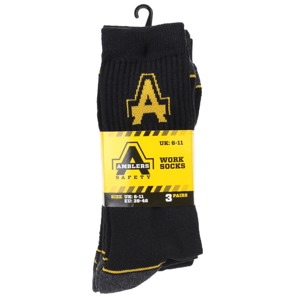 Amblers Heavy Duty Work Socks 3 pack - ghishop