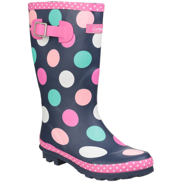 Dotty Jnr Pull On Wellington Boot - ghishop