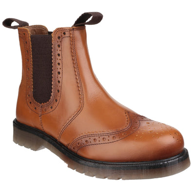 Dalby Pull On Brogue Boot - ghishop