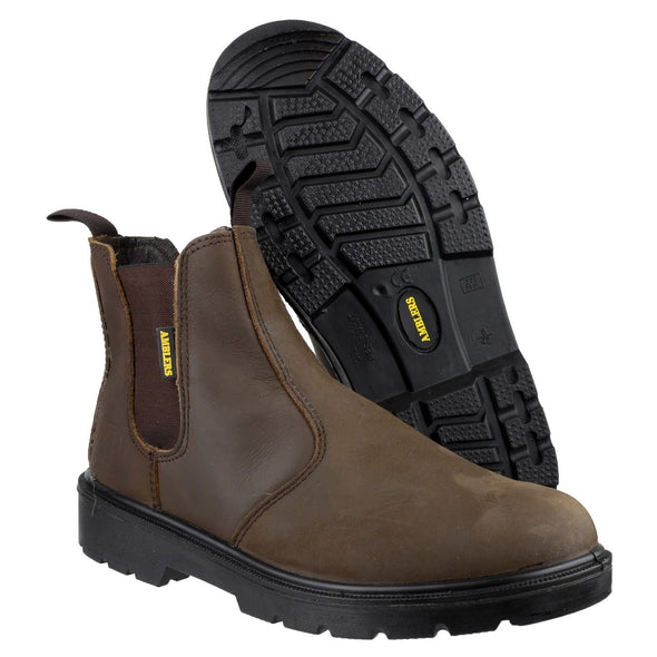 FS128 Hardwearing Pull On Safety Dealer Boot - ghishop