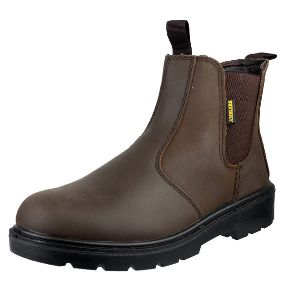 FS128 Hardwearing Pull On Safety Dealer Boot - ghishop