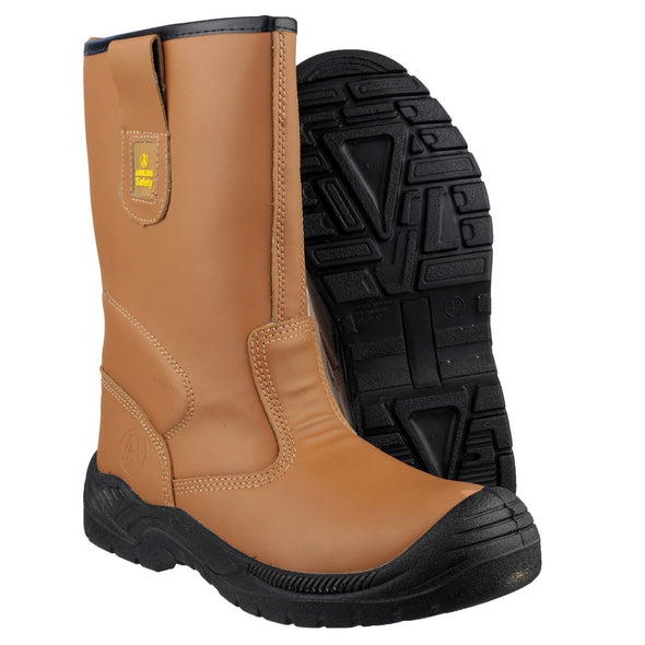 FS142 Water Resistant Pull On Safety Rigger Boot - ghishop