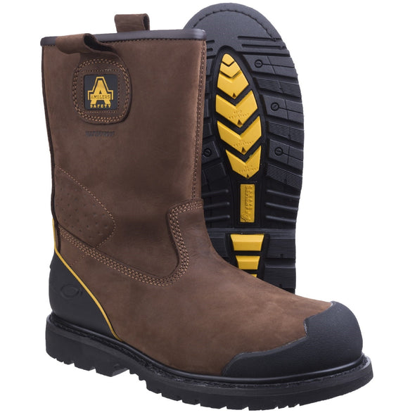 FS223 Goodyear Welted Waterproof Pull on Industrial Safety Boot - ghishop