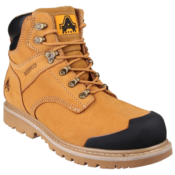 FS226 Goodyear Welted Waterproof Lace up Industrial Safety Boot - ghishop