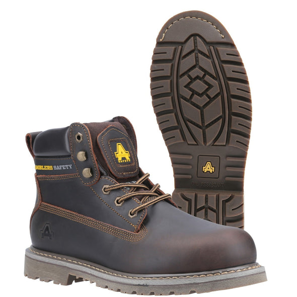 FS164 Goodyear Welted Lace up Industrial Safety Boot - ghishop