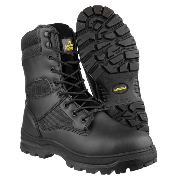 FS008 Water Resistant Hi leg Lace Up Safety Boot - ghishop