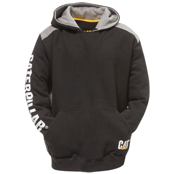 Logo Panel Hooded Sweatshirt - ghishop