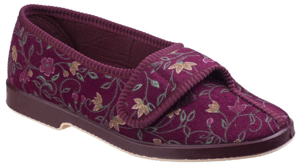 GBS Wilma Ladies Wide Fit Slipper - ghishop