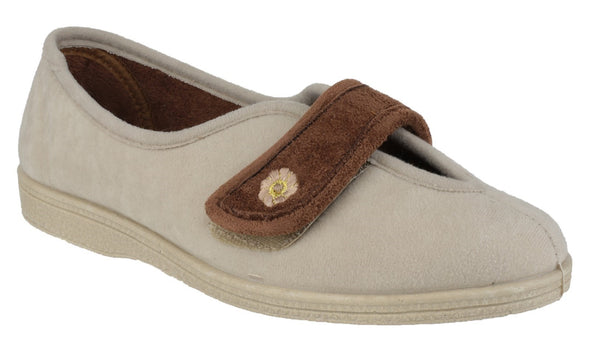 Mirak Andrea Touch Fastening Slipper - ghishop