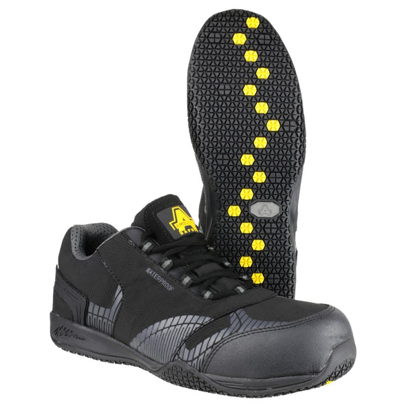 FS29C Waterproof Metal Free Non Leather Safety Trainer - ghishop