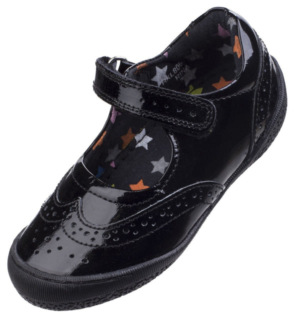 Hush Puppies Rina Infant Patent School Shoe - ghishop