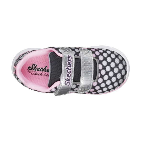 Skech-Lite Lil' Dots Touch Fastening Trainer - ghishop