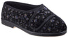 GBS Nola Extra Wide Fit Ladies Slipper - ghishop