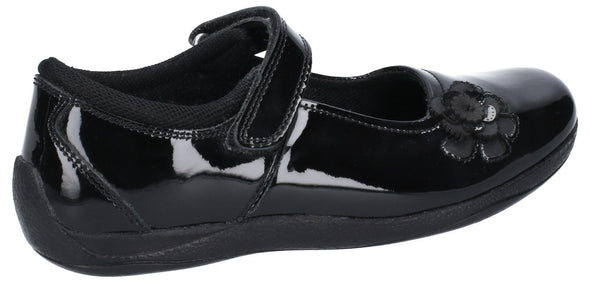 Hush Puppies Jessica Junior Patent School Shoe - ghishop