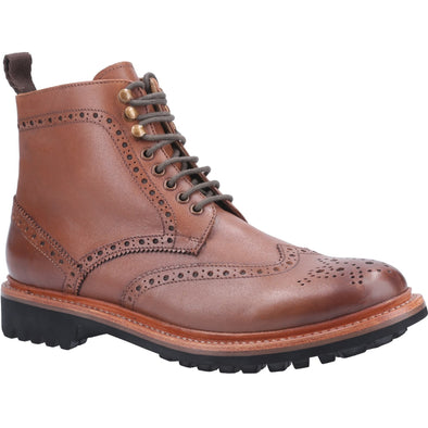 Rissington Commando Goodyear Welt Lace Up Boot - ghishop