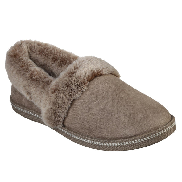 Cozy Campfire-Team Toasty Microfiber Suede Fur Lined Slipper - ghishop