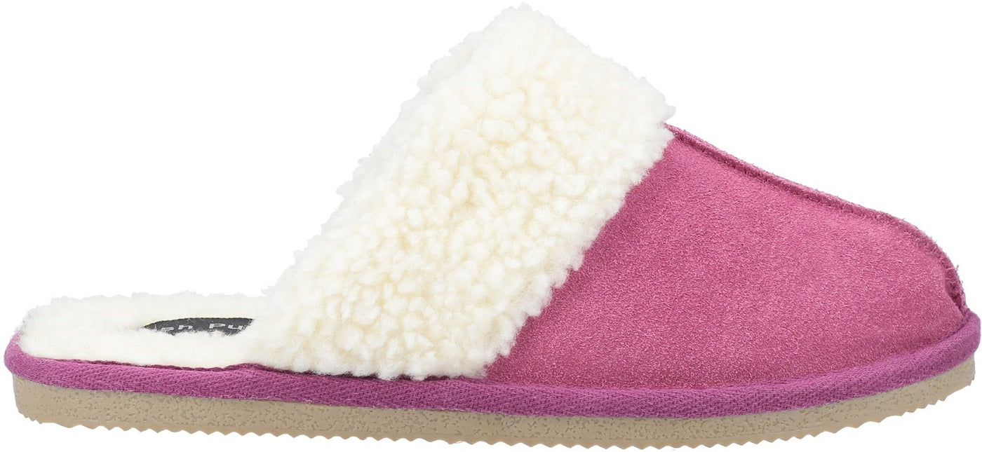 Hush Puppies Women's Arianna Suede Slippers - Size 7, Comfortable Tan House Shoes