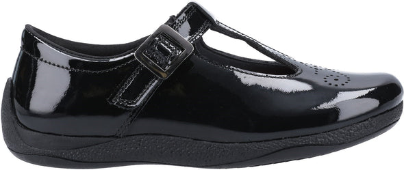 Hush Puppies Eliza Junior Patent School Shoe - ghishop