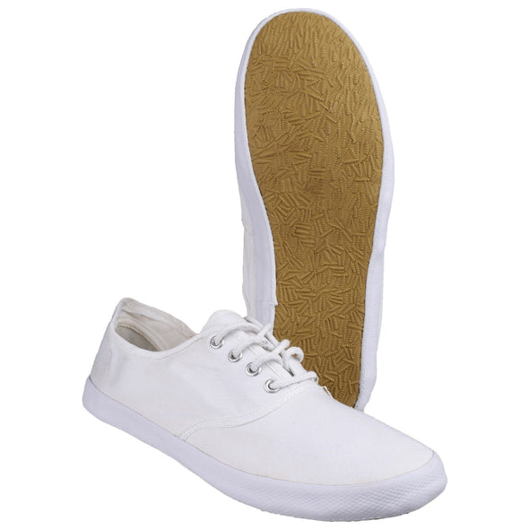 Mirak GB Plimsolls White Large - ghishop