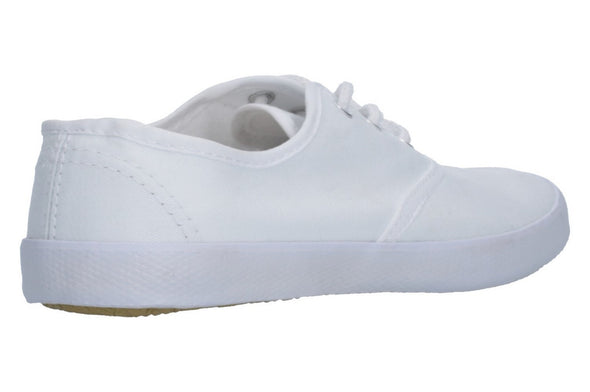 Group Five White Small Unisex Plimsolls - ghishop