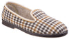 GBS Everett Mens Check Slipper - ghishop