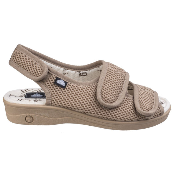 213 Touch Fastening Slipper Wide Fit - ghishop